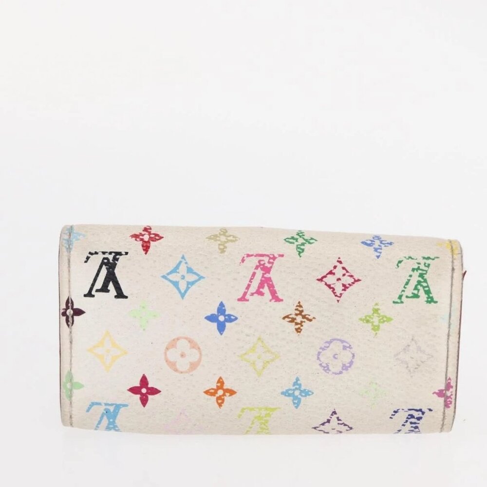 LOUIS VUITTON Zippy Coin Purse Multicles 4 Coin Purse 2 Set White Auth am9908 - Picture 11 of 15